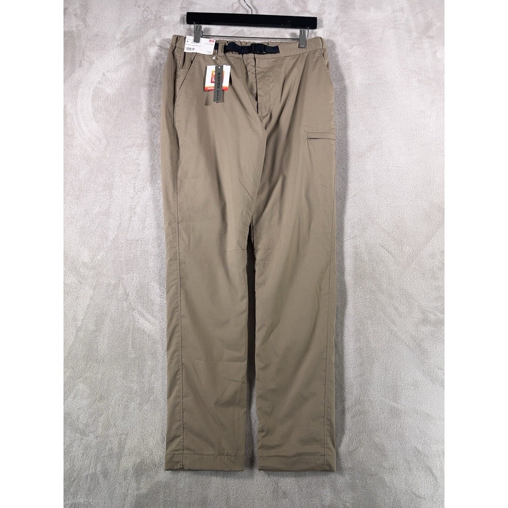 Uniqlo Blocktech Warm Lined Pants Mens Size Medium Beige Casual Outdoor